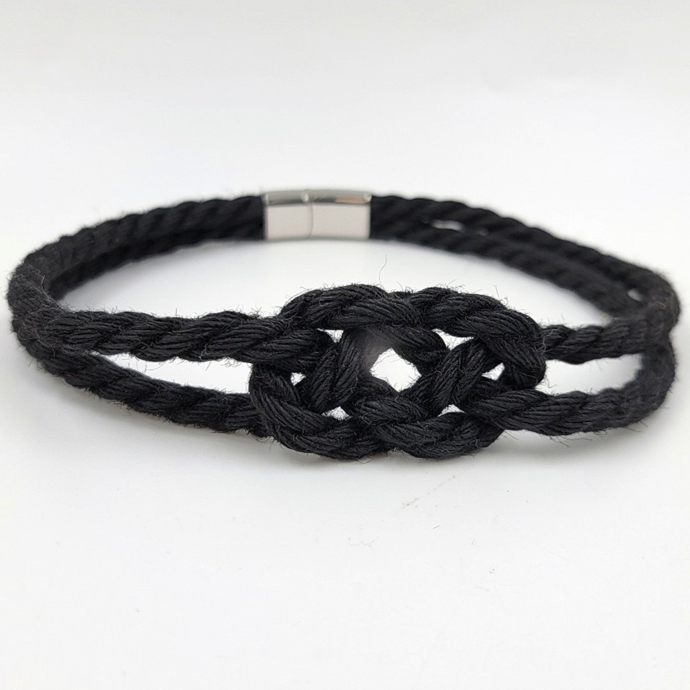 Jute Bondage Rope Necklace Collar with Carrick Bend Knot